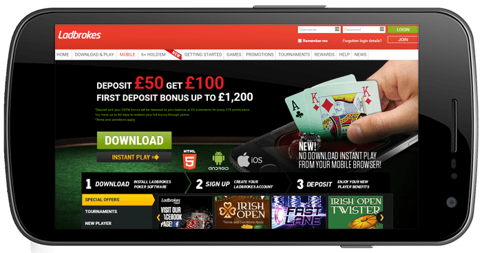 Ladbrokes Poker App Free Bet