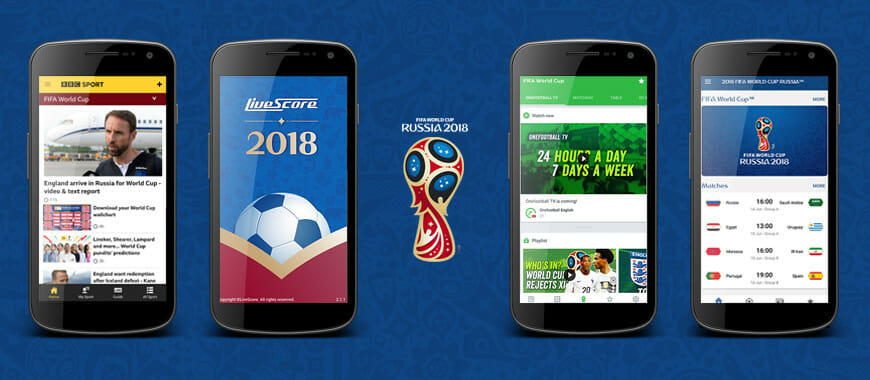 Best Apps for Betting on the World Cup 2018 in Russia