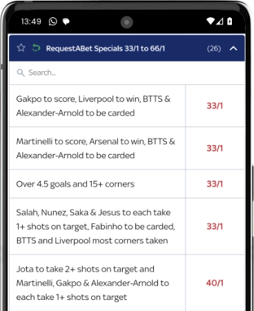 What is a RequestABet? Example Request A Bet